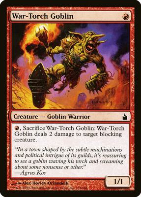 War-Torch Goblin card from Ravnica: City of Guilds