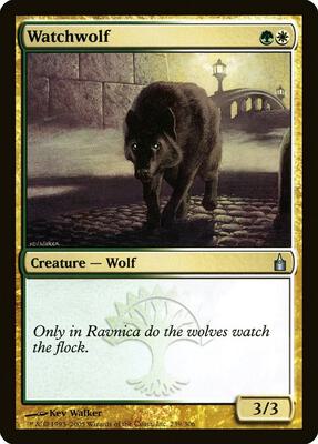 Watchwolf card from Ravnica: City of Guilds
