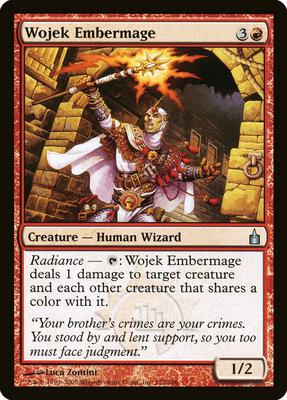 Wojek Embermage card from Ravnica: City of Guilds