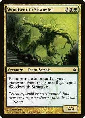 Woodwraith Strangler card from Ravnica: City of Guilds