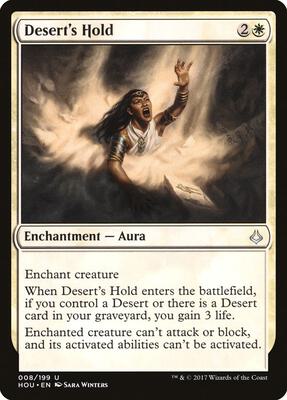 Desert's Hold card from Hour of Devastation