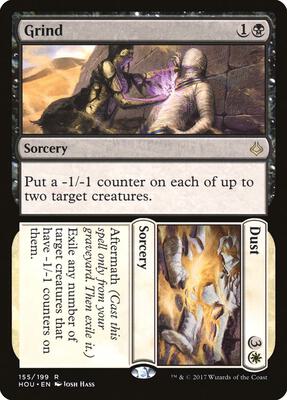 Grind // Dust card from Hour of Devastation