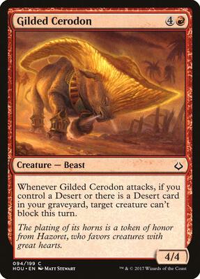 Gilded Cerodon card from Hour of Devastation