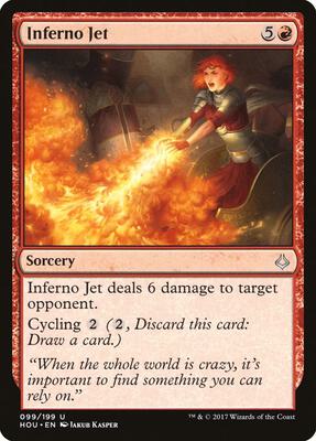 Inferno Jet card from Hour of Devastation