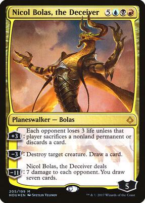 Nicol Bolas, the Deceiver card from Hour of Devastation