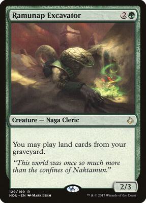 Ramunap Excavator card from Hour of Devastation