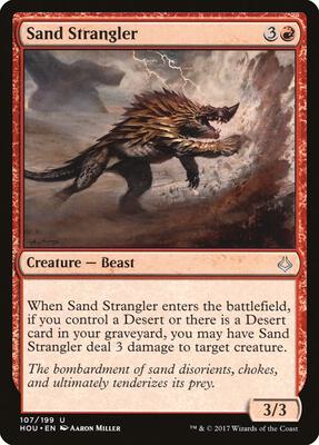 Sand Strangler card from Hour of Devastation