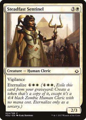 Steadfast Sentinel card from Hour of Devastation
