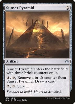 Sunset Pyramid card from Hour of Devastation