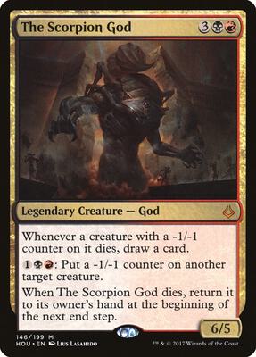 The Scorpion God card from Hour of Devastation