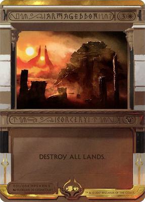 Armageddon card from Masterpiece Series: Amonkhet Invocations
