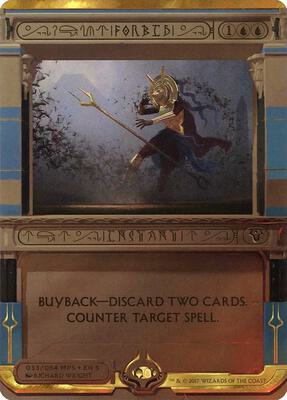 Forbid card from Masterpiece Series: Amonkhet Invocations