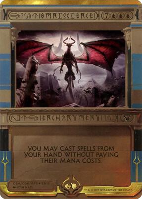 Omniscience card from Masterpiece Series: Amonkhet Invocations