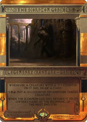 The Scorpion God card from Masterpiece Series: Amonkhet Invocations