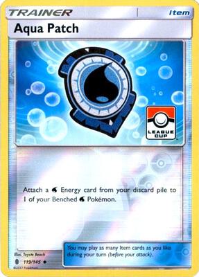Aqua Patch - 119/145 (League Cup) card from League & Championship Cards