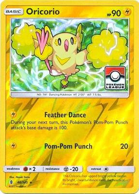 Oricorio - 46/145 (Pokemon League) card from League & Championship Cards