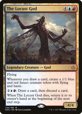 The Locust God card from Hour of Devastation