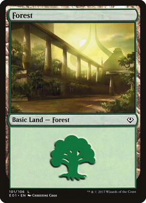 Forest (101) card from Archenemy: Nicol Bolas