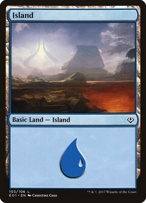 Island (103) card from Archenemy: Nicol Bolas