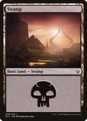 Swamp (099) card from Archenemy: Nicol Bolas