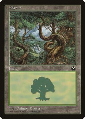 Forest (151) card from Portal Second Age