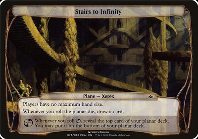 Stairs to Infinity (Planechase Anthology) card from Oversize Cards
