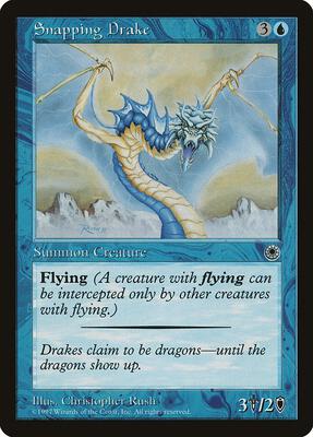 Snapping Drake (Reminder Text) card from Portal