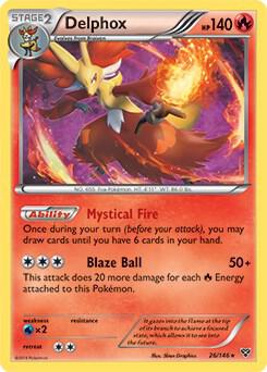 Delphox - 26/146 (XY Base Set) card from Deck Exclusives