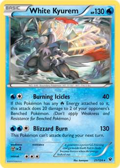 White Kyurem - 21/124 (XY Fates Collide) card from Deck Exclusives