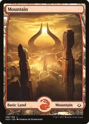Mountain (188) - Full Art card from Hour of Devastation