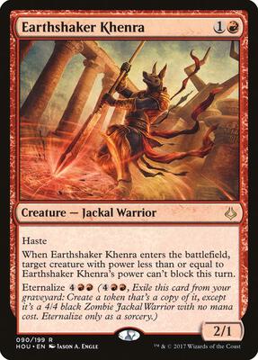 Earthshaker Khenra card from Hour of Devastation