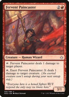 Fervent Paincaster card from Hour of Devastation