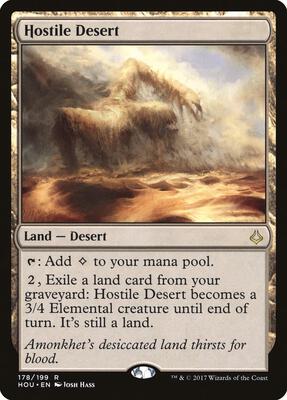 Hostile Desert card from Hour of Devastation