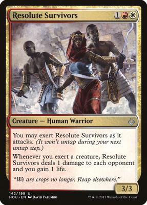 Resolute Survivors card from Hour of Devastation