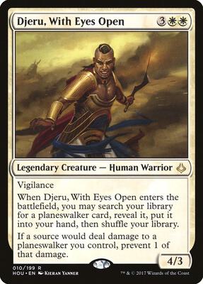 Djeru, With Eyes Open card from Hour of Devastation