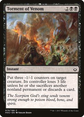 Torment of Venom card from Hour of Devastation