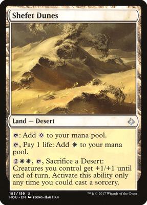 Shefet Dunes card from Hour of Devastation