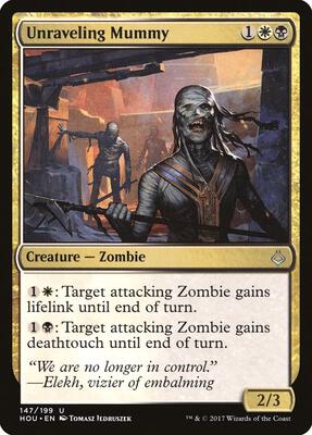 Unraveling Mummy card from Hour of Devastation
