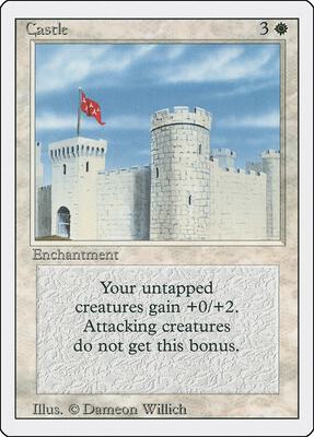 Castle card from Revised Edition