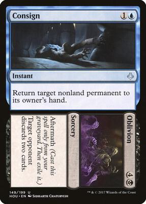 Consign // Oblivion card from Hour of Devastation