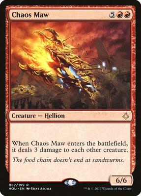 Chaos Maw card from Hour of Devastation