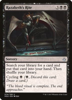 Razaketh's Rite card from Hour of Devastation