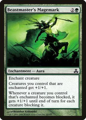 Beastmaster's Magemark card from Guildpact