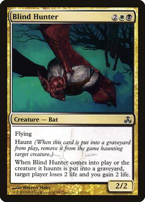 Blind Hunter card from Guildpact