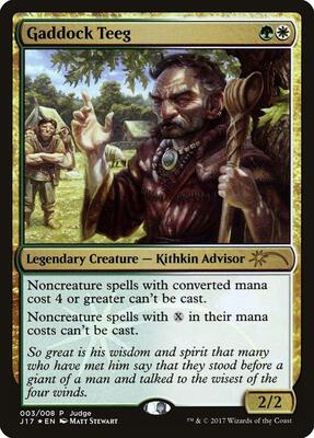 Gaddock Teeg card from Judge Promos