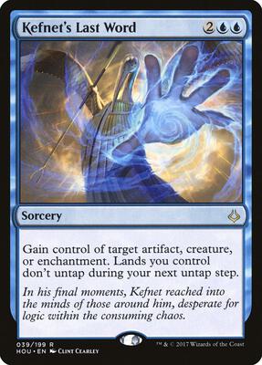Kefnet's Last Word card from Hour of Devastation