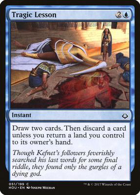 Tragic Lesson card from Hour of Devastation