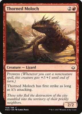 Thorned Moloch card from Hour of Devastation