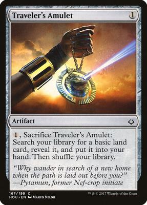 Traveler's Amulet card from Hour of Devastation