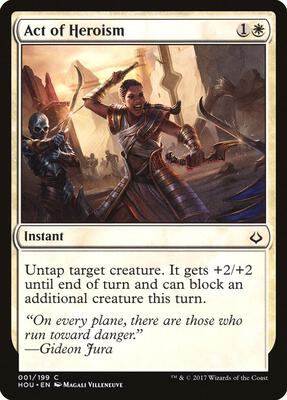 Act of Heroism card from Hour of Devastation